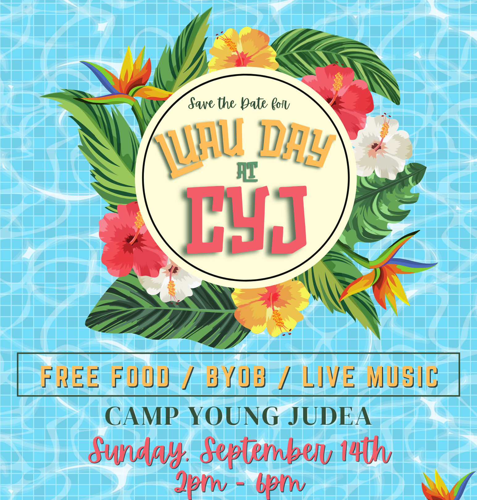 luau day at cyj flyer