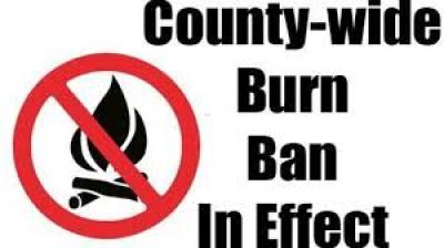 Burn Ban Sign