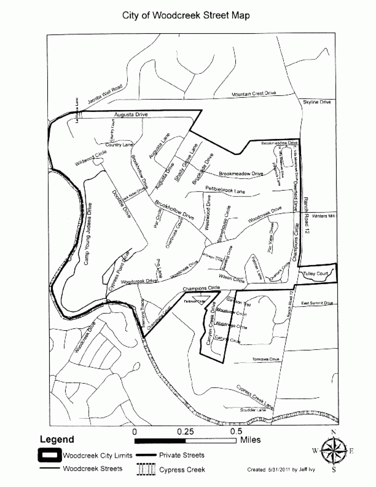 City Street Map image